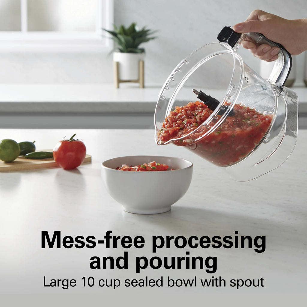 10 Cup Black Food Processor I793593