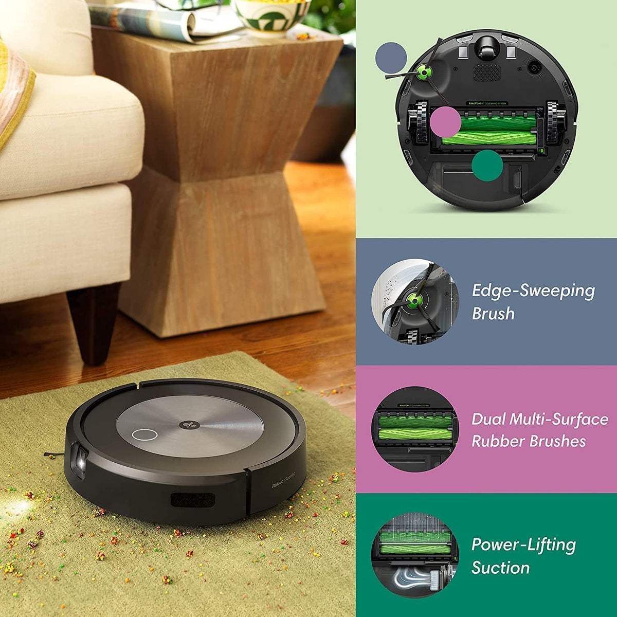 Wi-Fi Connected Robot Vacuum M44955