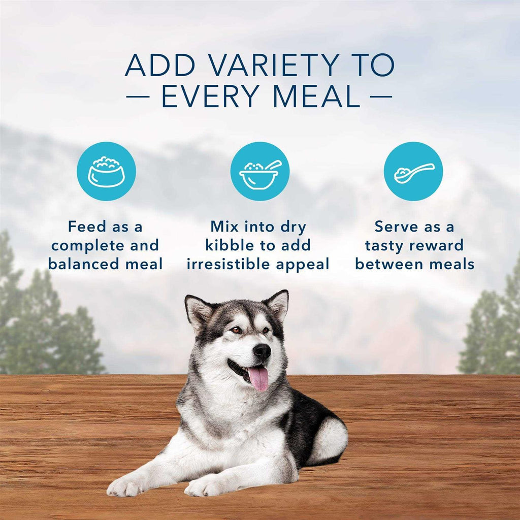 High Protein Beef & Salmon Adult Wet Dog Food Variety Pack Grain-Free F4727