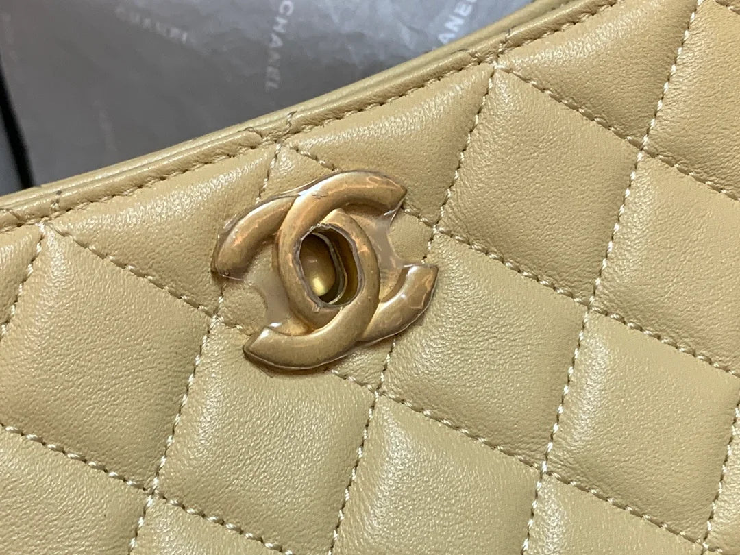 Beige Hobo Handbag P591