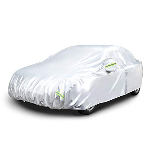 Silver Weatherproof Car Cover 150D Oxford W40152
