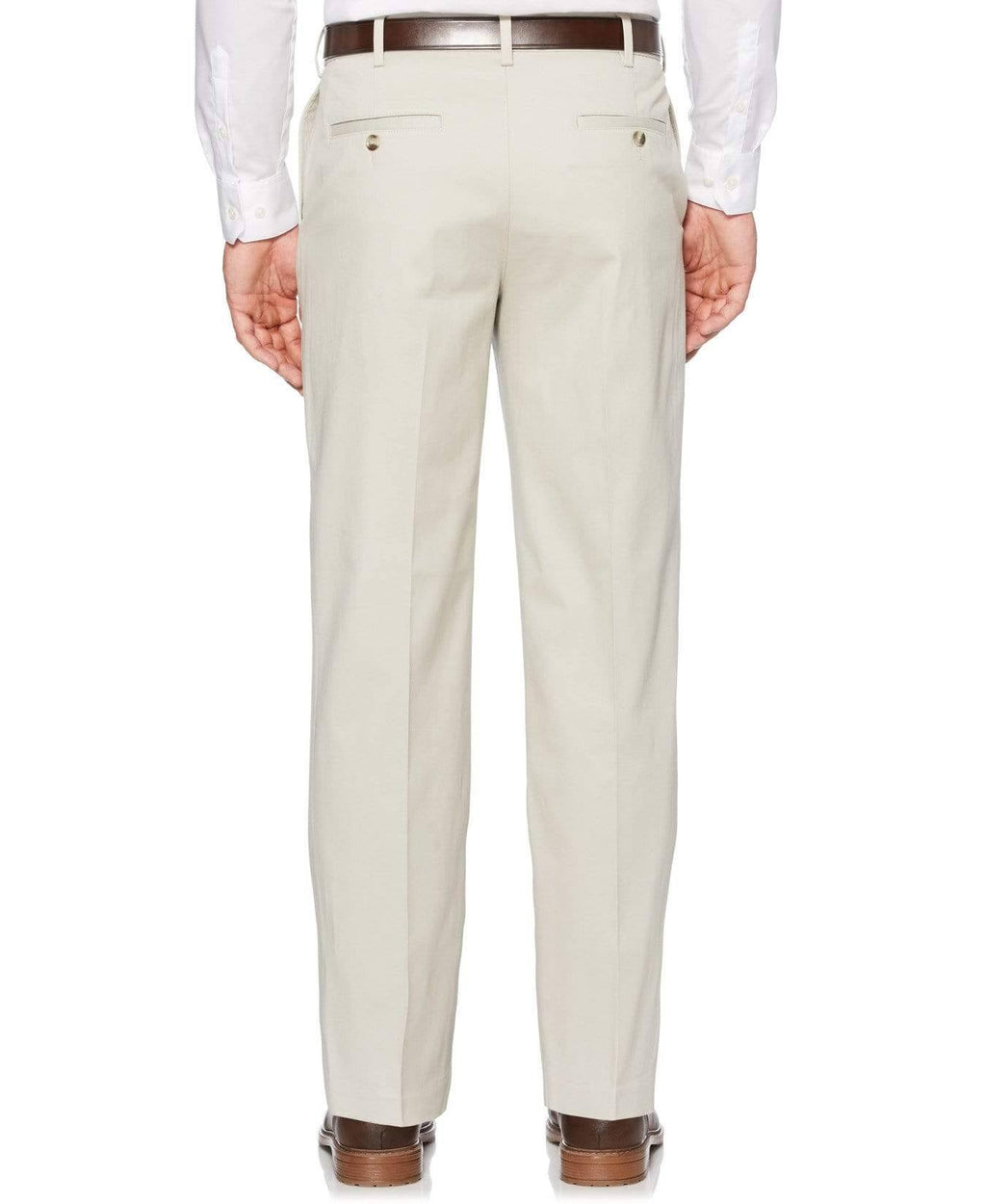 Pleated Performance Chino, Men&s, Size: 60 x 30, White O489493