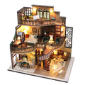 Dream Building Pavilion Dollhouse Miniature DIY House Kit with Furniture O99494