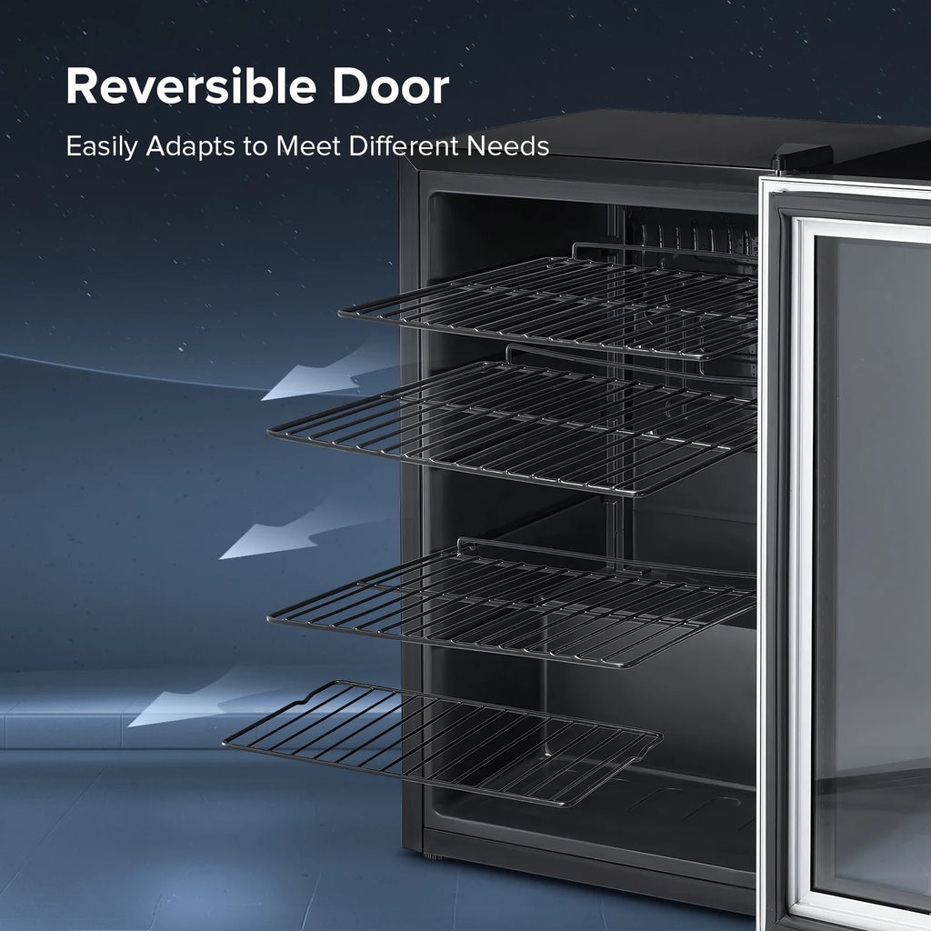 4.4 Cu.ft Beverage Refrigerator Cooler with Glass Door Z31287