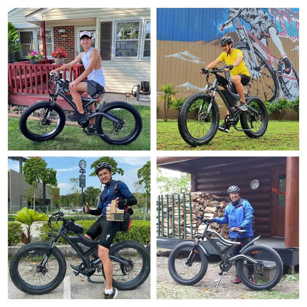 750W 48V 15Ah Fat Tire Electric Mountain Bike W64988