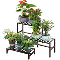 Bamboo 3-Tier Ladder Plant Stand A988195