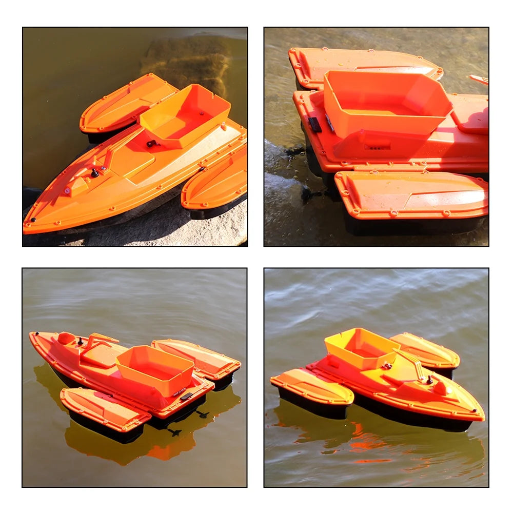 500m Remote Control Fishing Bait Boat with LED Light T3231