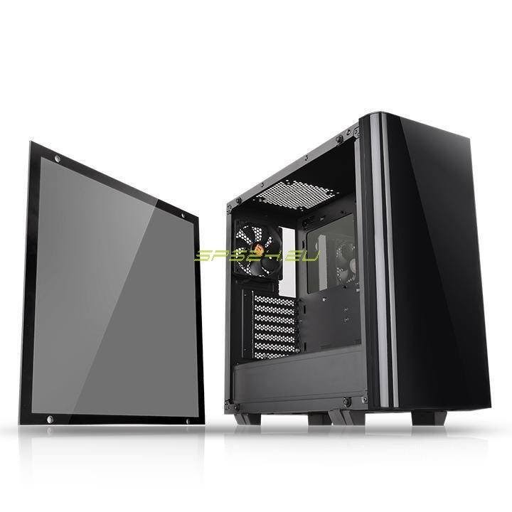 Black Midi-Tower Tempered Glass Edition E265133