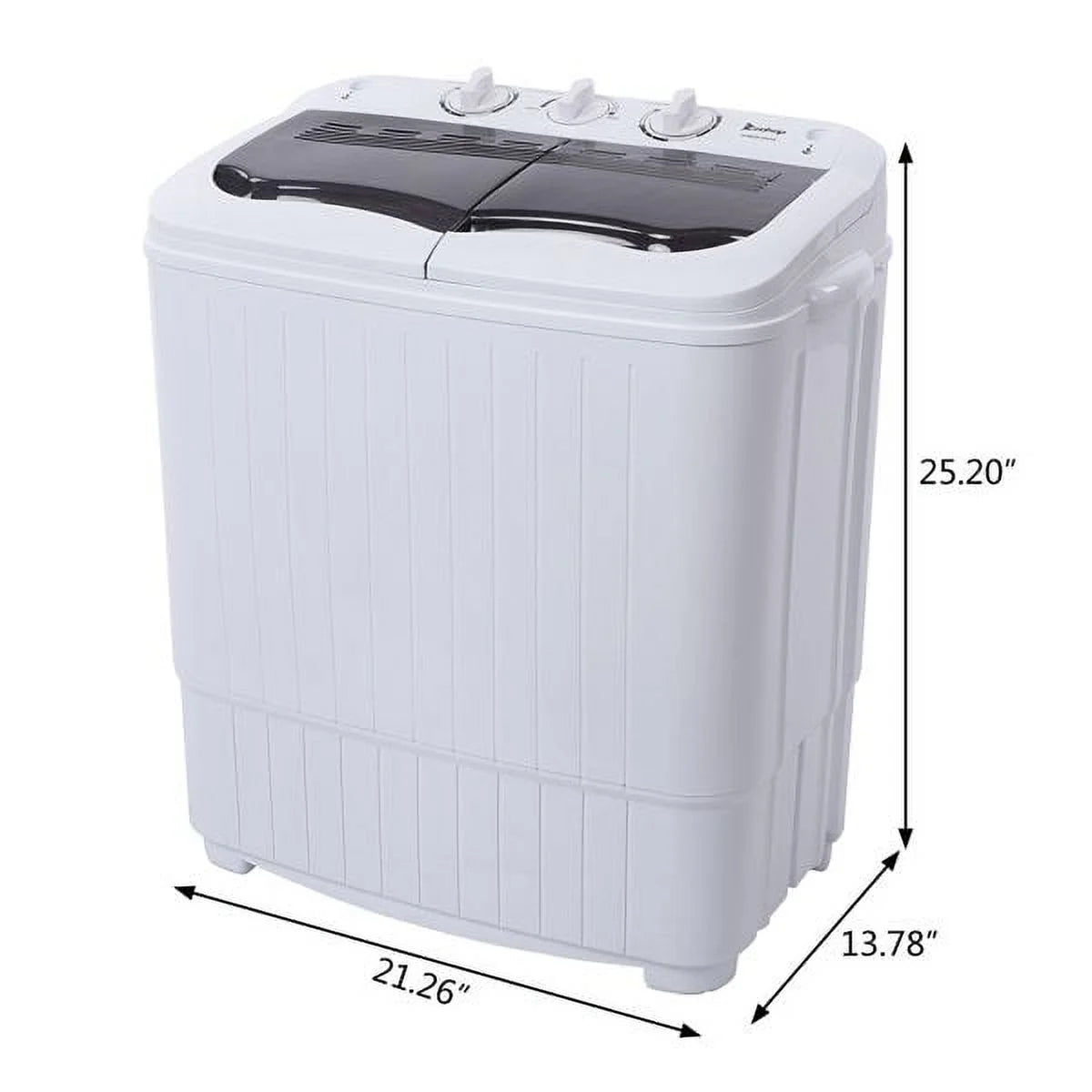 Compact Twin Tub Semi-automatic Washing Machine E9054