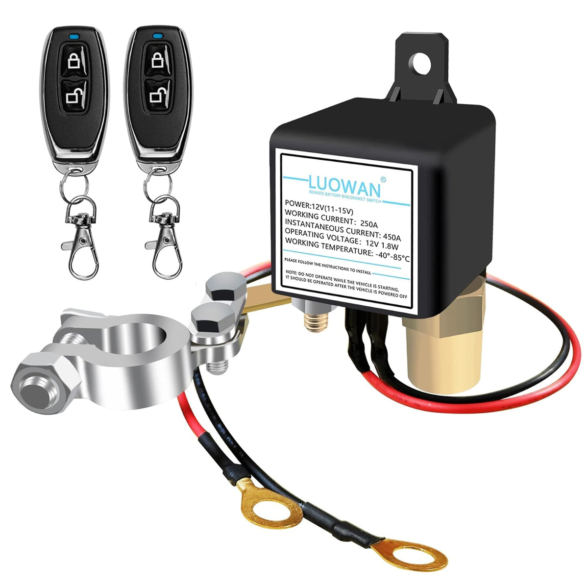 DC12V 250A Remote Battery Disconnect Switch O611