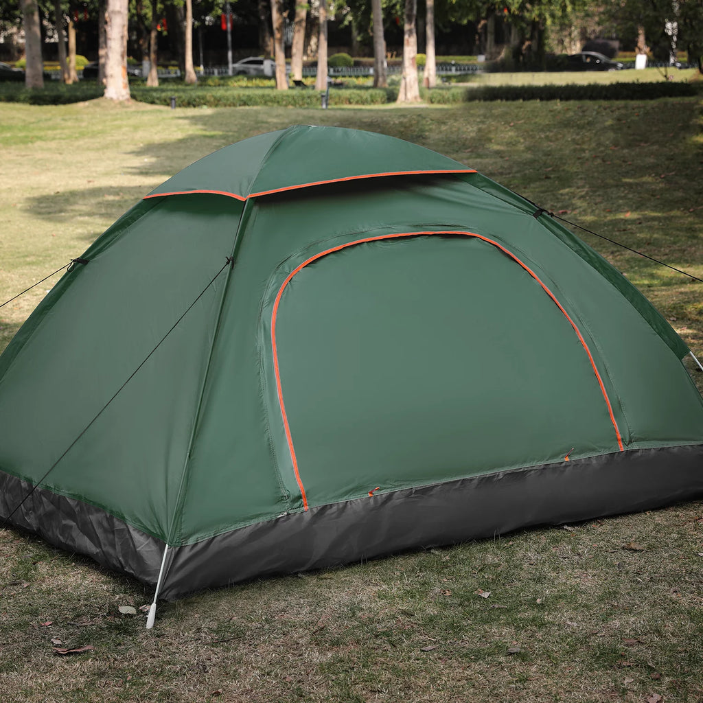 Pop Up Camping Tent with Rain Fly and Carry Bag O45172