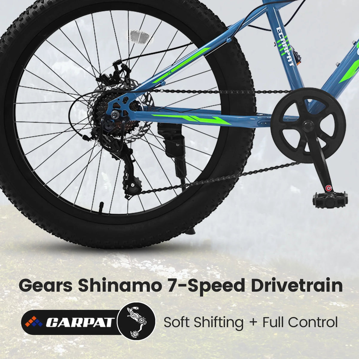 24 inch Fat Tire Mountain Bike A6360