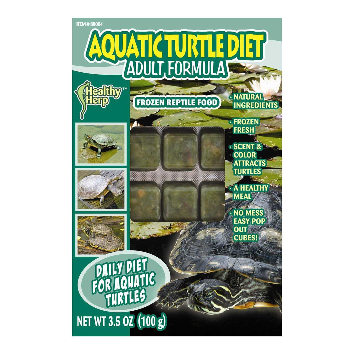 Frozen Aquatic Turtle Diet 3.5oz K12215