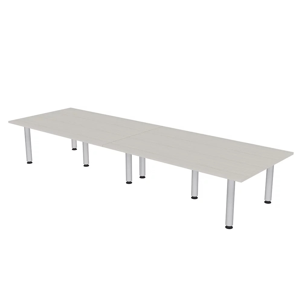 10 Foot Rectangle Conference Room Table with Power Modules L884