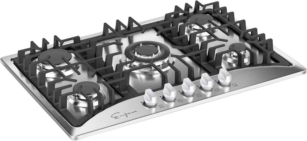 30" Gas Cooktop with 5 Sealed Burners in Stainless Steel R456624