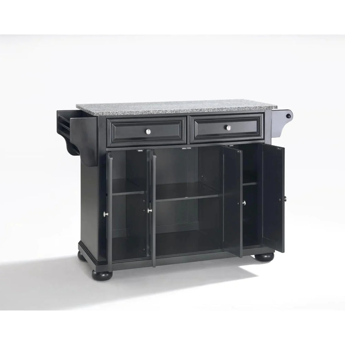 Black Granite Top Kitchen Island K791