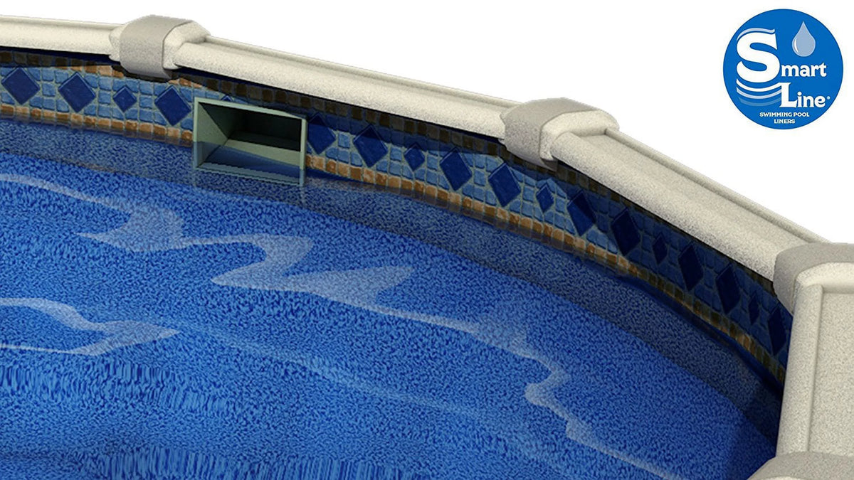 30' Round Unibead Pool Liner 48" Height 25 Gauge X566060