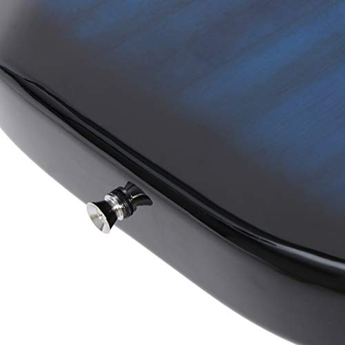 39" Full Size Electric Guitar with Amp Case and Accessories Pack Blue C989