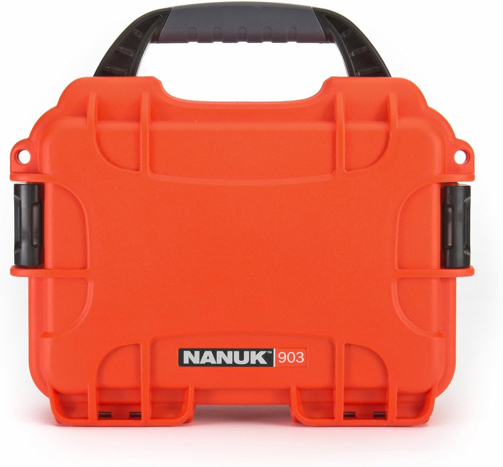 Orange Pack of 2 Waterproof Hard Case with Foam Insert O9254