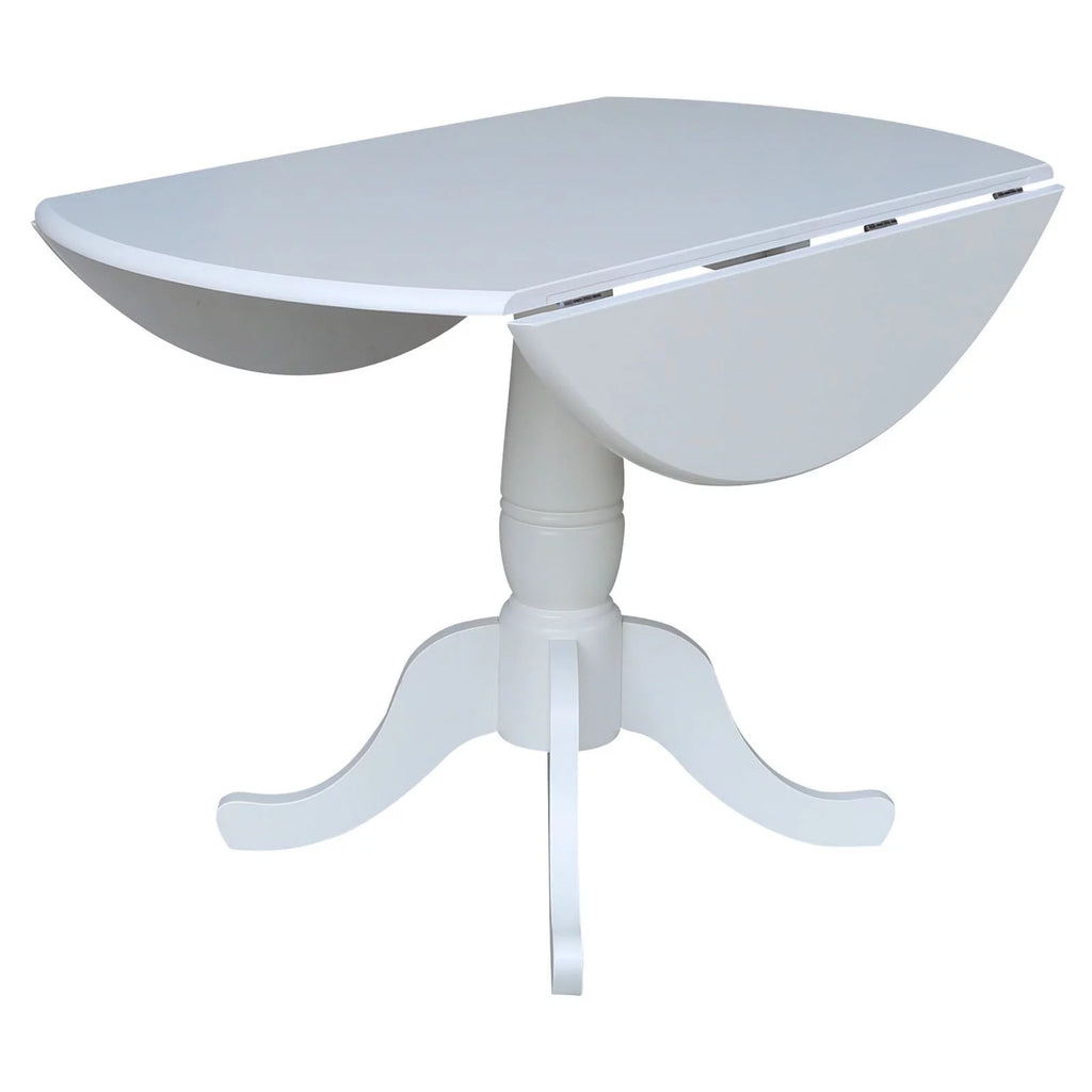 Drop Leaf Dining Table in White K117311