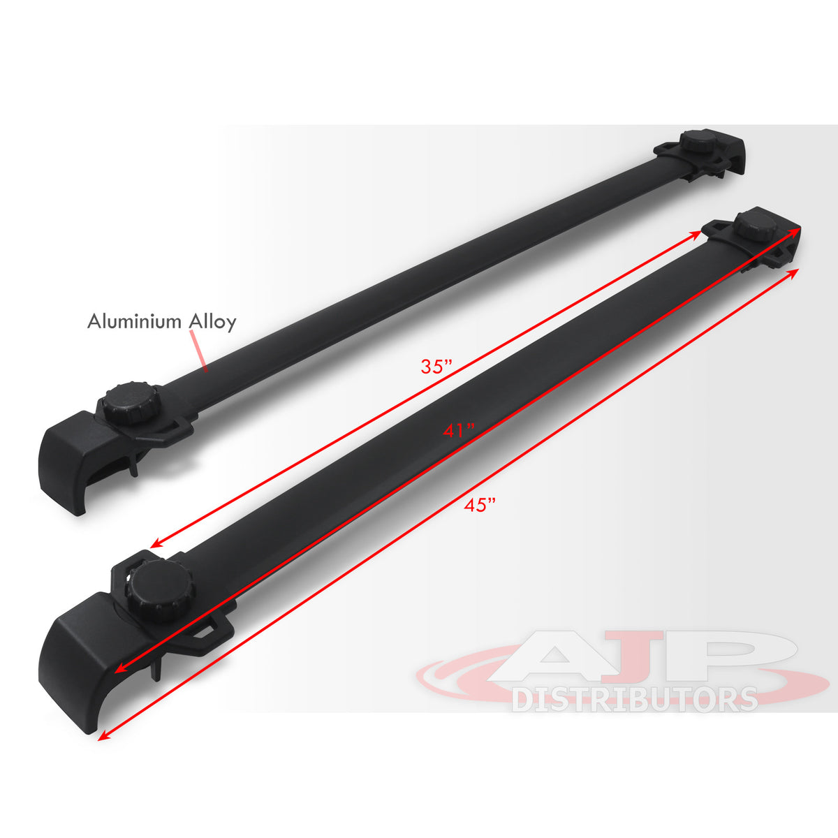2-Piece Aluminum Roof Rack Cross Bars with Hardware E282