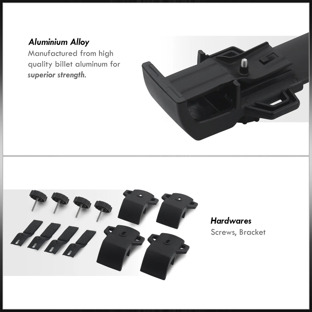 2-Piece Aluminum Roof Rack Cross Bars with Hardware E282