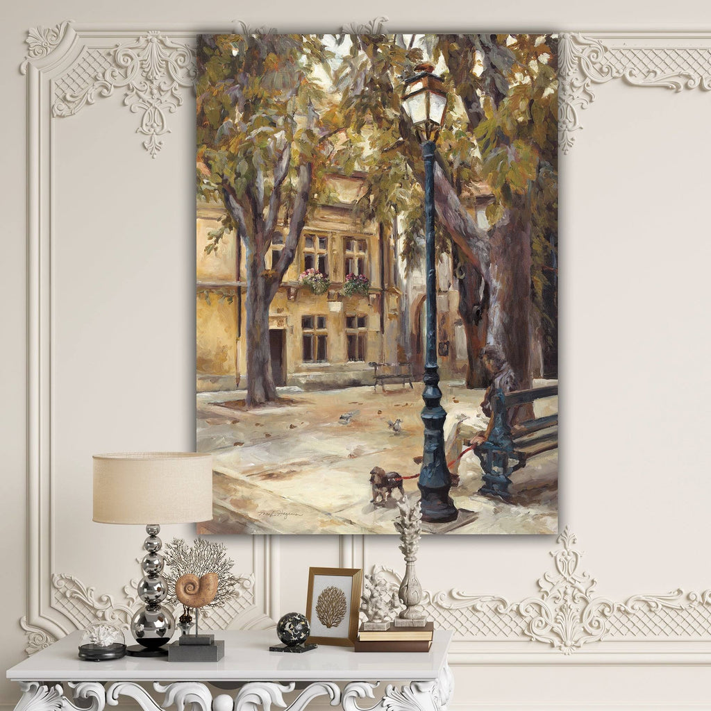 Grey French Country Canvas Art O1420
