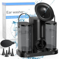 Electric Ear Wax Removal Kit with Two Portable Tanks and Hanging Rack Black K7668