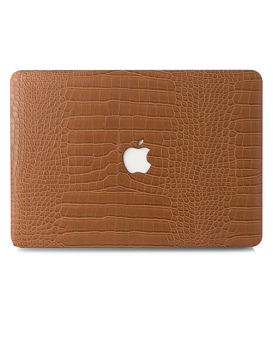 Faux Crocodile MacBook Case - Caramel X547