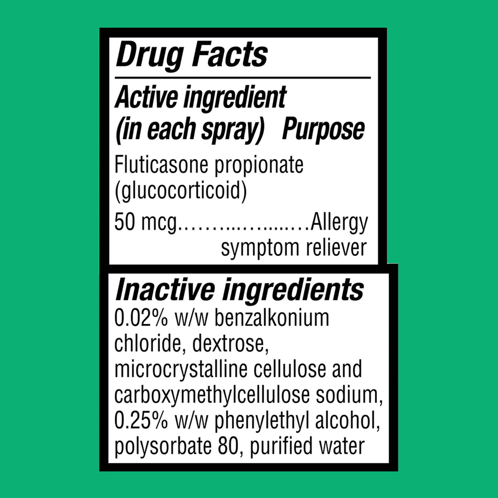 Non-Drowsy Fluticasone Propionate Nasal Spray, 50 mcg, 72 Sprays L97296