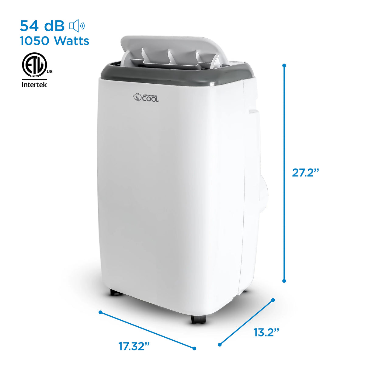 8,000 BTU Portable Air Conditioner with Remote Control, White T110810