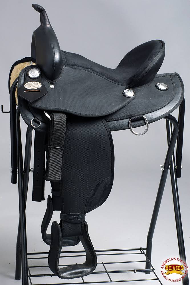 Synthetic Western Trail Saddle C576