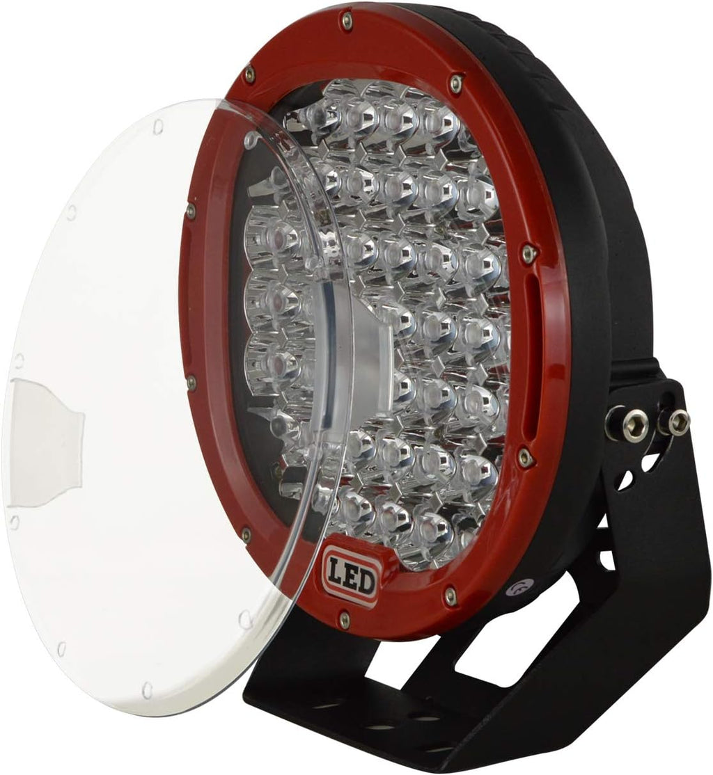 2PCS 96W Round Red LED Spot Driving Work Light 9 Inch D3745