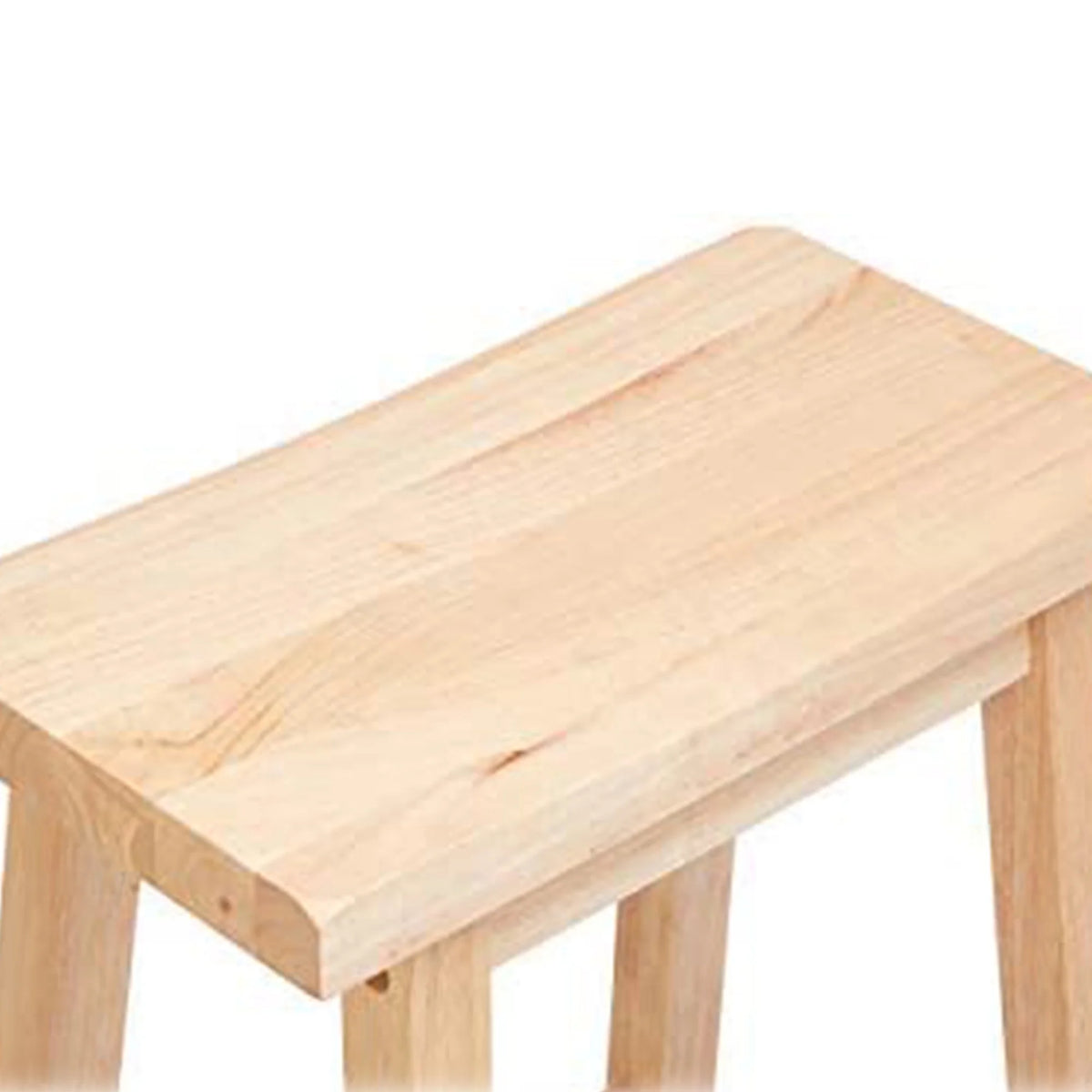 Natural 29In Wood Kitchen Counter Stools 5 Pack B33889