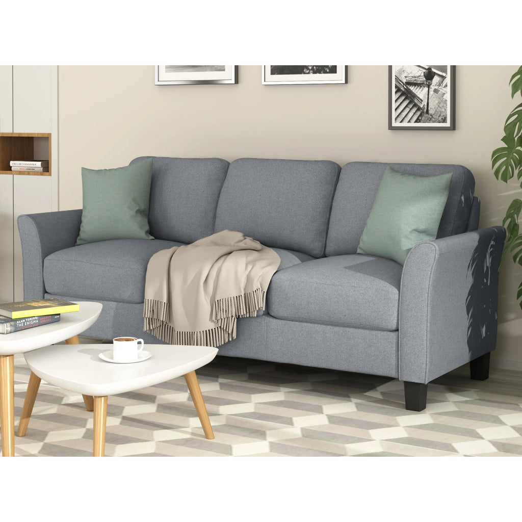 Gray Chair and 3-Seat Sofa W57663