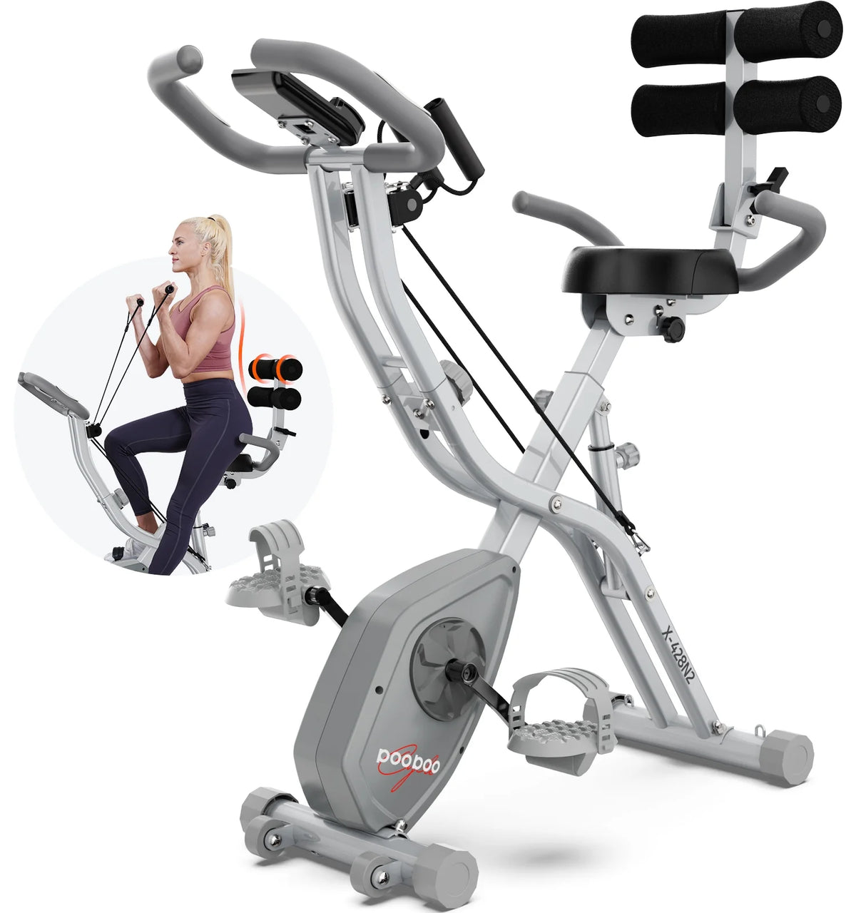 Foldable Magnetic Exercise Bike A200588