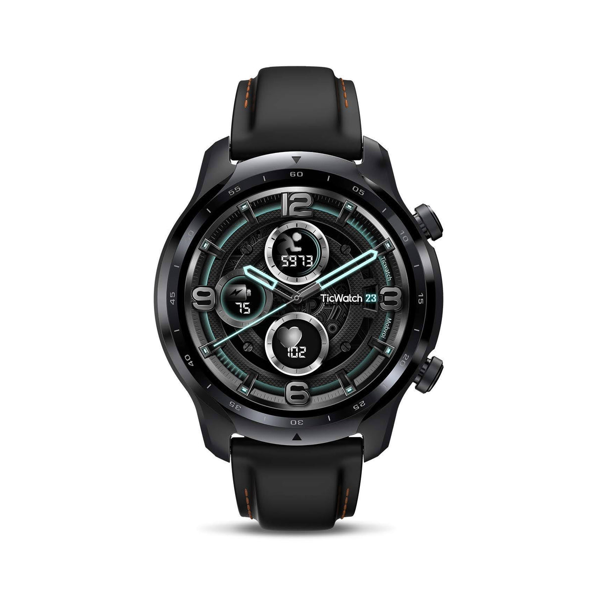 Black Smartwatch with Built-In GPS X51360