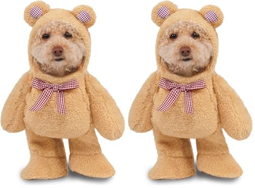 Walking Teddy Bear Pet Costume Large C688652
