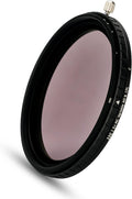 62mm Variable ND Filter & CPL Polarizer Filter with Storage Case and Lens Cap E445