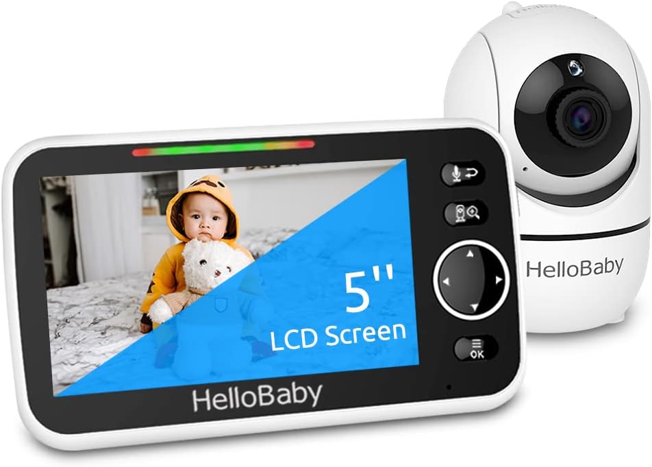 5'' Display Video Baby Monitor with Camera and Audio G225953