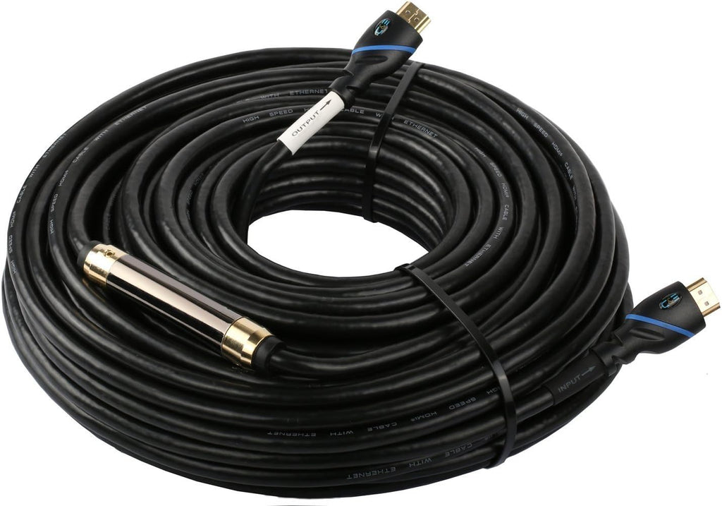 75ft High Speed HDMI Cable Male to Male with Ethernet Black Pack of 2 U299