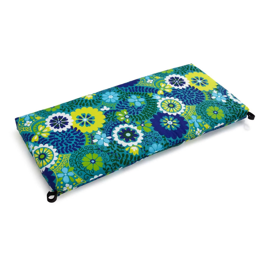 Patterned Outdoor Spun Polyester Loveseat Cushion I9014