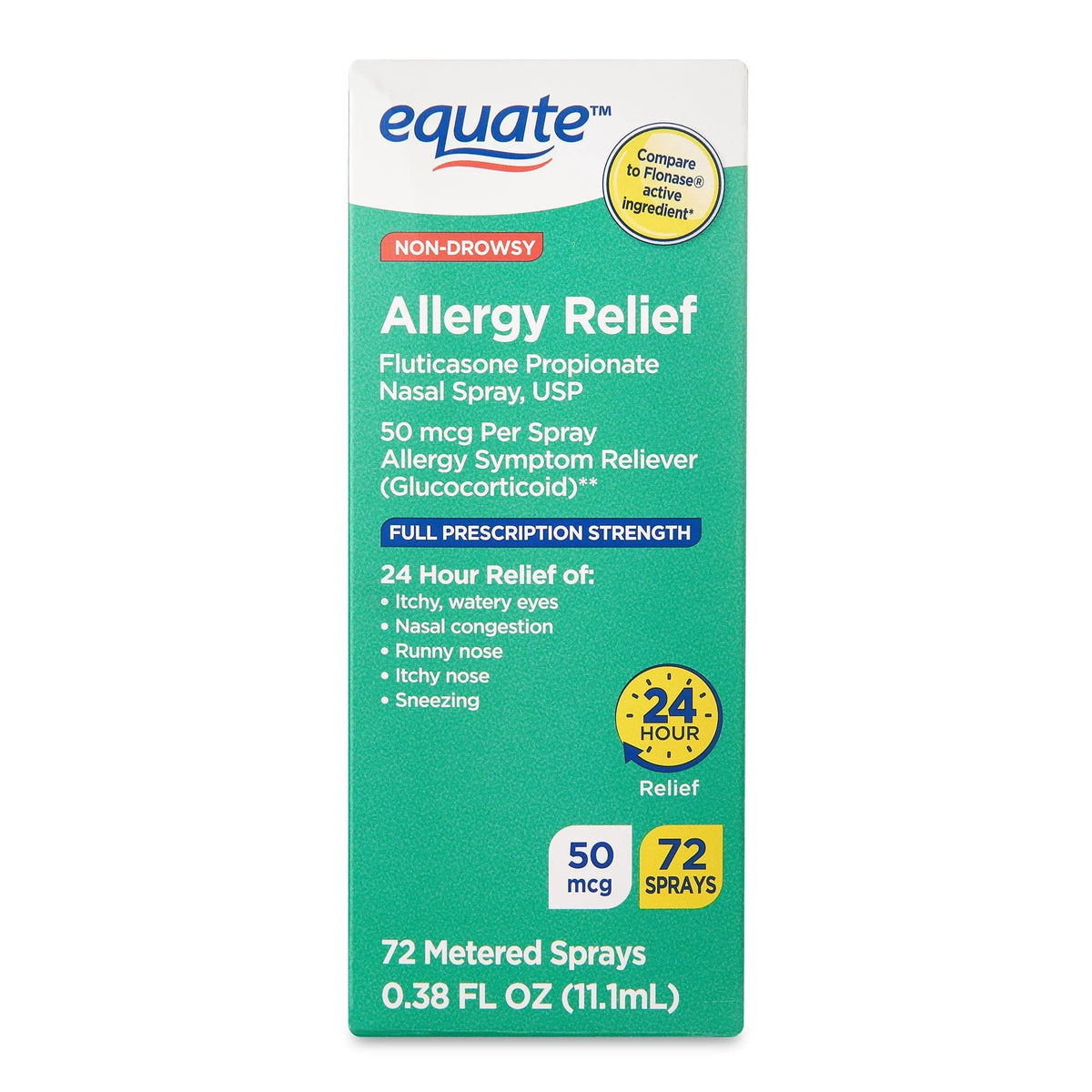 Non-Drowsy Fluticasone Propionate Nasal Spray, 50 mcg, 72 Sprays L97296