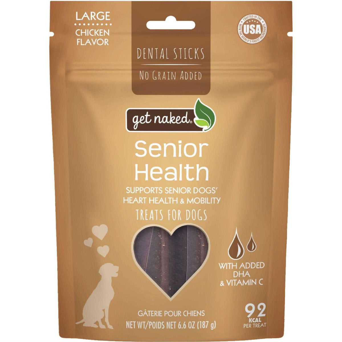 Chicken Flavor Grain-Free Dental Sticks Dog Treats W6585