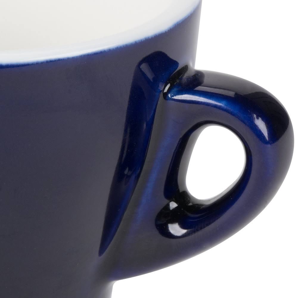 3.5 oz Blue Espresso Cup with Saucer - 48/Case G469