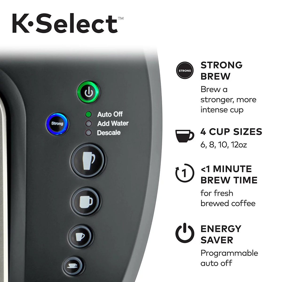 Single-Serve K-Cup Pod Coffee Maker P823932