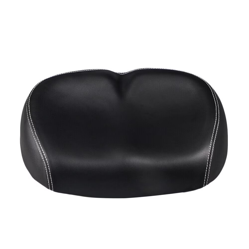 Black PU Pad Noseless Bicycle Seat Cushion W83548