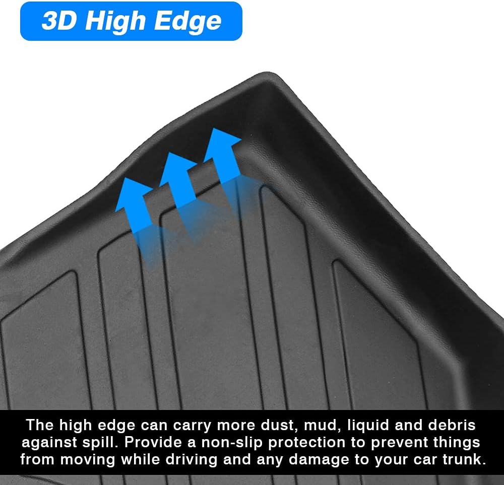 Black TPO Car Cargo Mat Pack of 2 S891