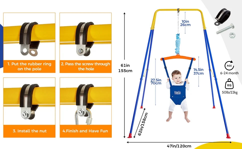 Exerciser Jumper Bouncer with Stand O5447