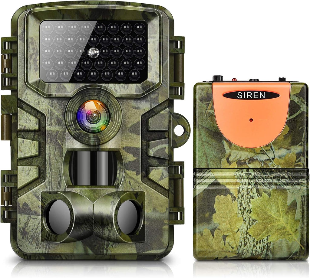 Trail Camera with Night Vision Motion Activated Waterproof Wildlife Camera Pack of 2 E930954